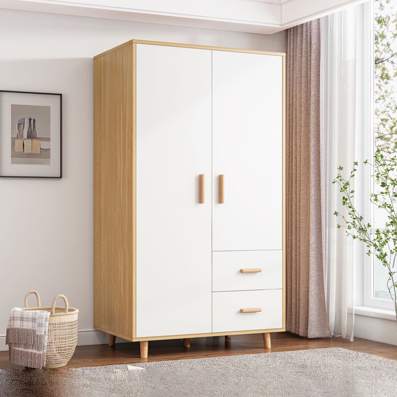 Sanxun Wardrobe Clothes Bedroom Hanging Clothes Wardrobe With Drawers Storage