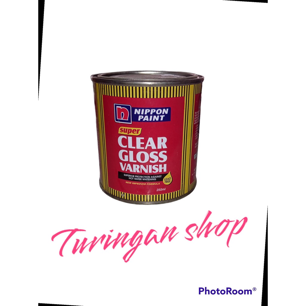 Nippon Paint Clear Gloss Varnish 250mL Shopee Philippines