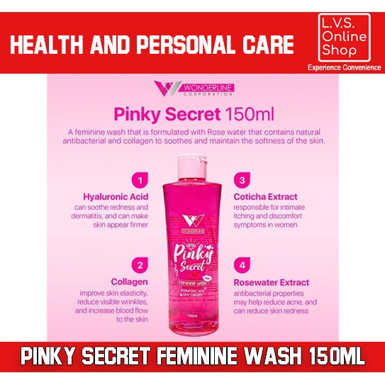 Pinky Secret Feminine Wash 150ml (Original) Shopee Philippines