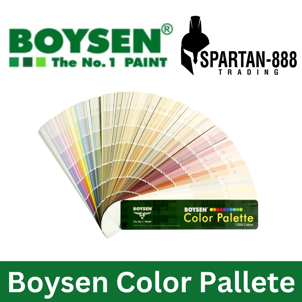 Boysen Color Palette Color Chart Shopee Philippines