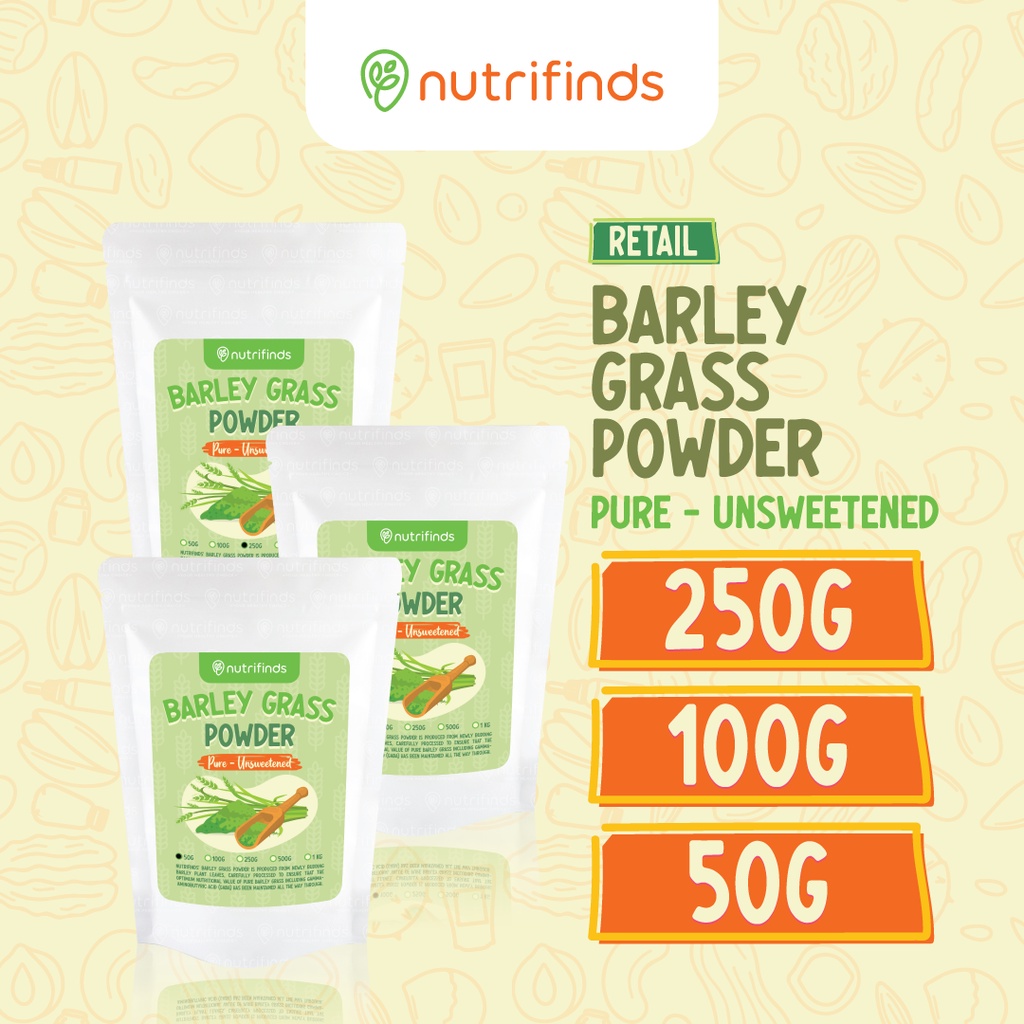Nutrifinds® Organic Barley Grass Powder RETAIL Shopee Philippines
