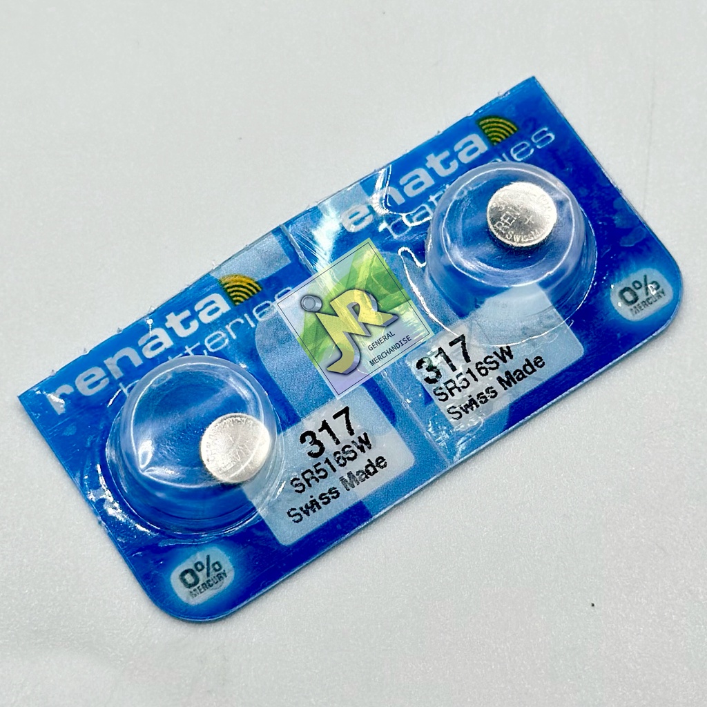 Renata 317 Watch Battery 1.55V (Sr516Sw) | Shopee Philippines