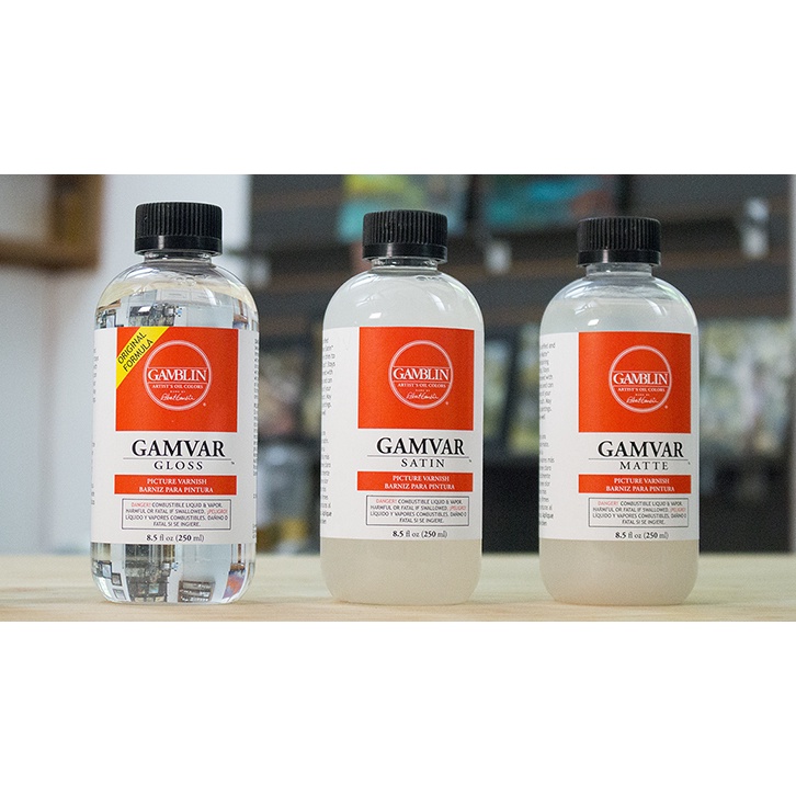 GAMBLIN Gamvar Varnish 500 ml / 250 / 125 (Gloss, Satin, Matte, Oil