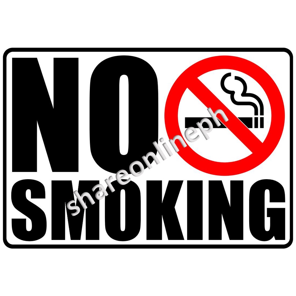 Laminated Signages | No Smoking | Signage | Sign Boards | Bawal ...