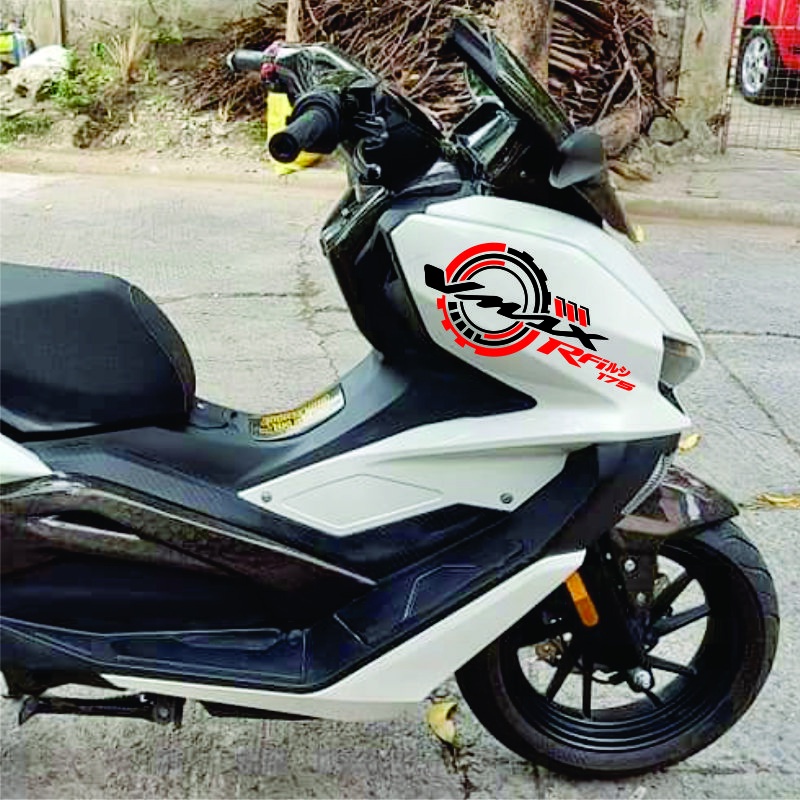RUSI VMAX RFi 175 SIDE DECALS , RUSI RFI STICKER DECALS , VMAX RFi ...