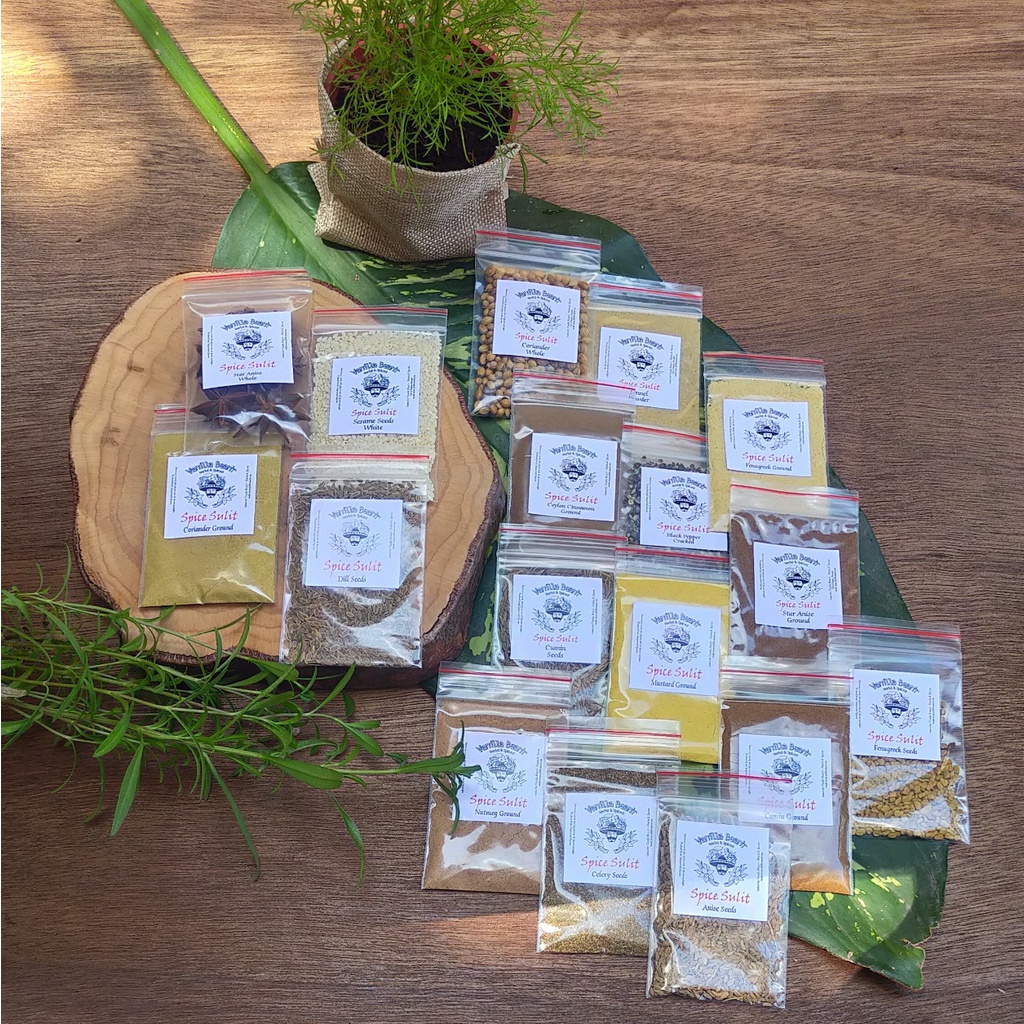 Multiple Sample Packs of Herbs & Spices Sulit Packs "Up to 10g per