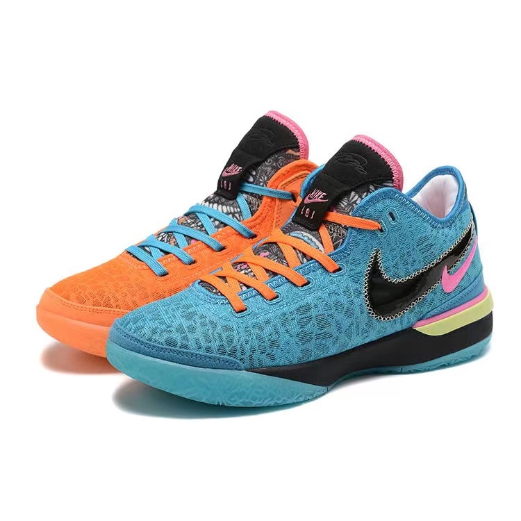 nike lebron 20 XX LBJ EP nba basketball shoes blue orange | Shopee ...