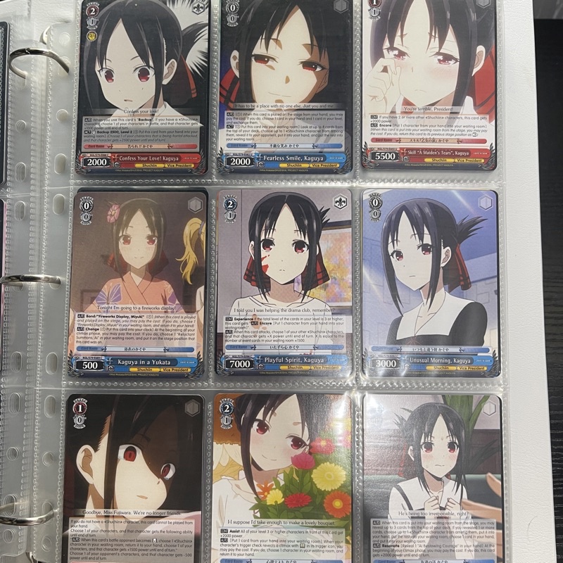 Kaguya-sama: Love is War Anime Weiss Schwarz Cards SET (63 pcs ...