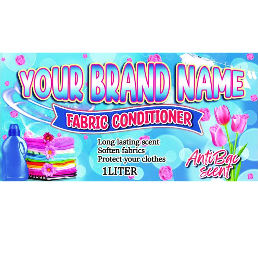 2X4 Sticker label for FABRIC CONDITIONER 10PCS PER ORDER ( NON