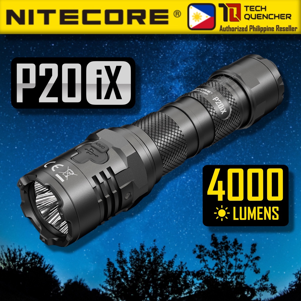 NITECORE P20iX Lanterna Recarregável USB-C-Recção 4000 Lumens Tocha Externa - Escorrega O Preço