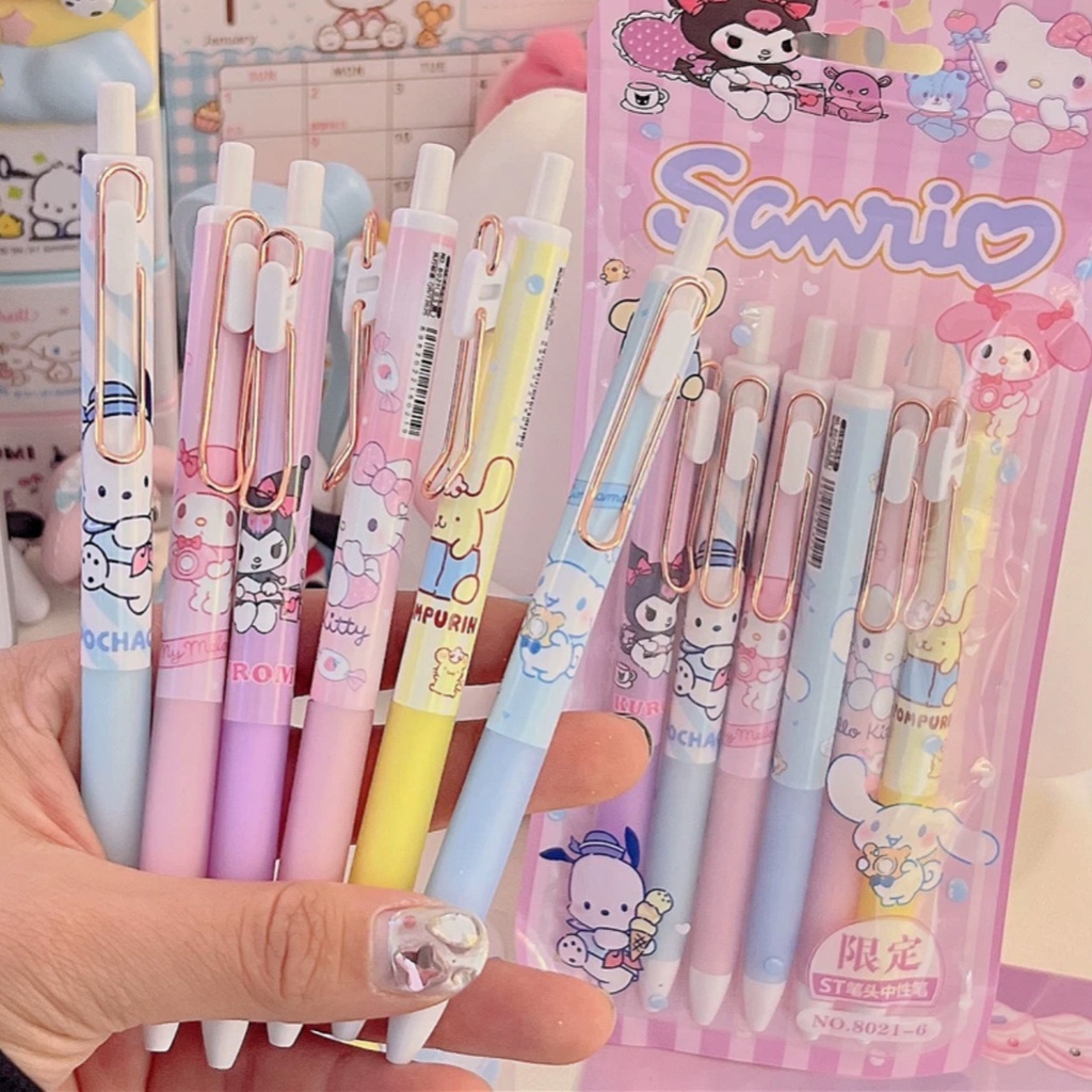 12pcs NEW SANRIO PASTEL GEL SIGN PEN | Shopee Philippines