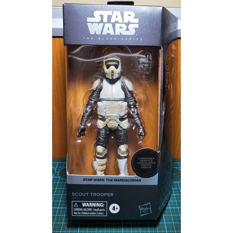 Figurine Star Wars The Black Series – Scout Trooper Carbonisé, Hasbro