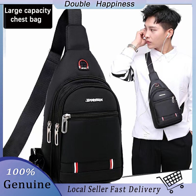Men's Chest Bag Outdoor Sports Waterproof Single Shoulder Messenger Bag