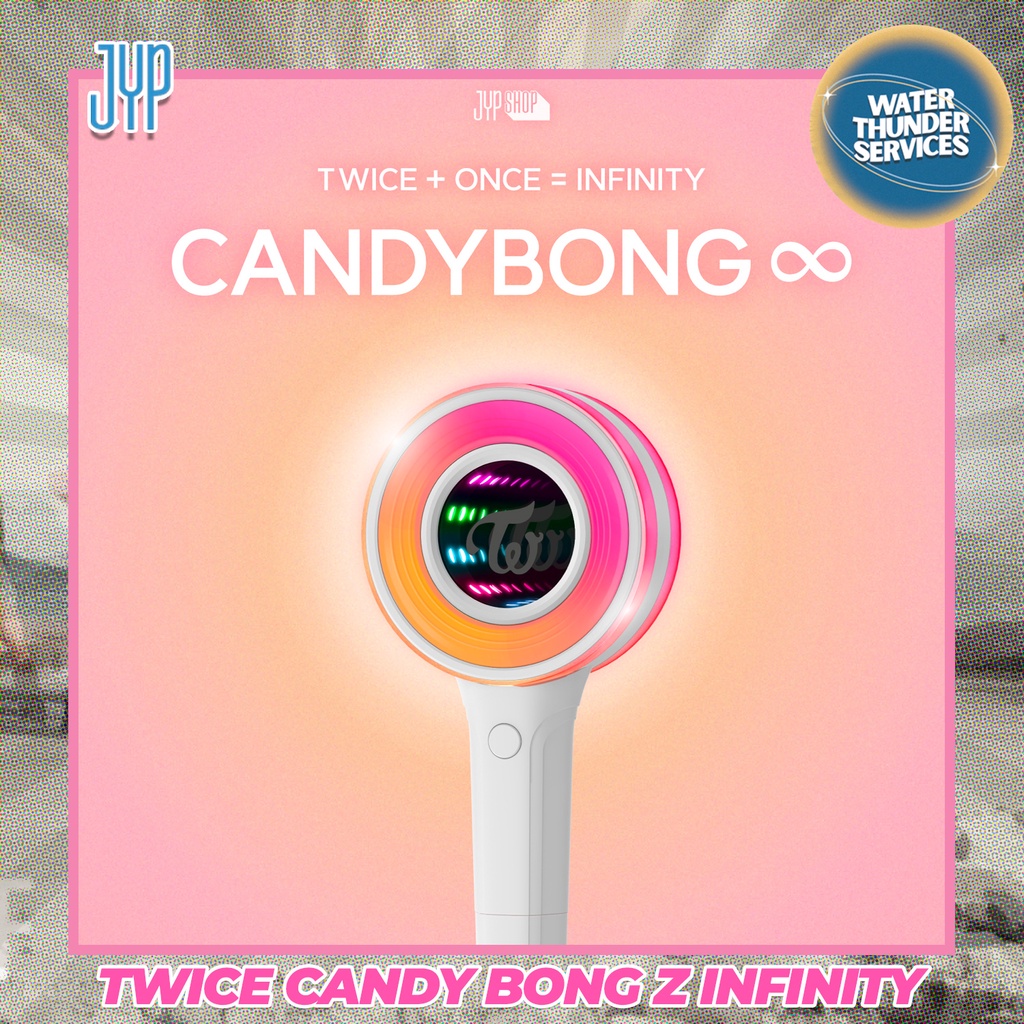 TWICE ペンライト 赤黒く CANDYBONG ∞