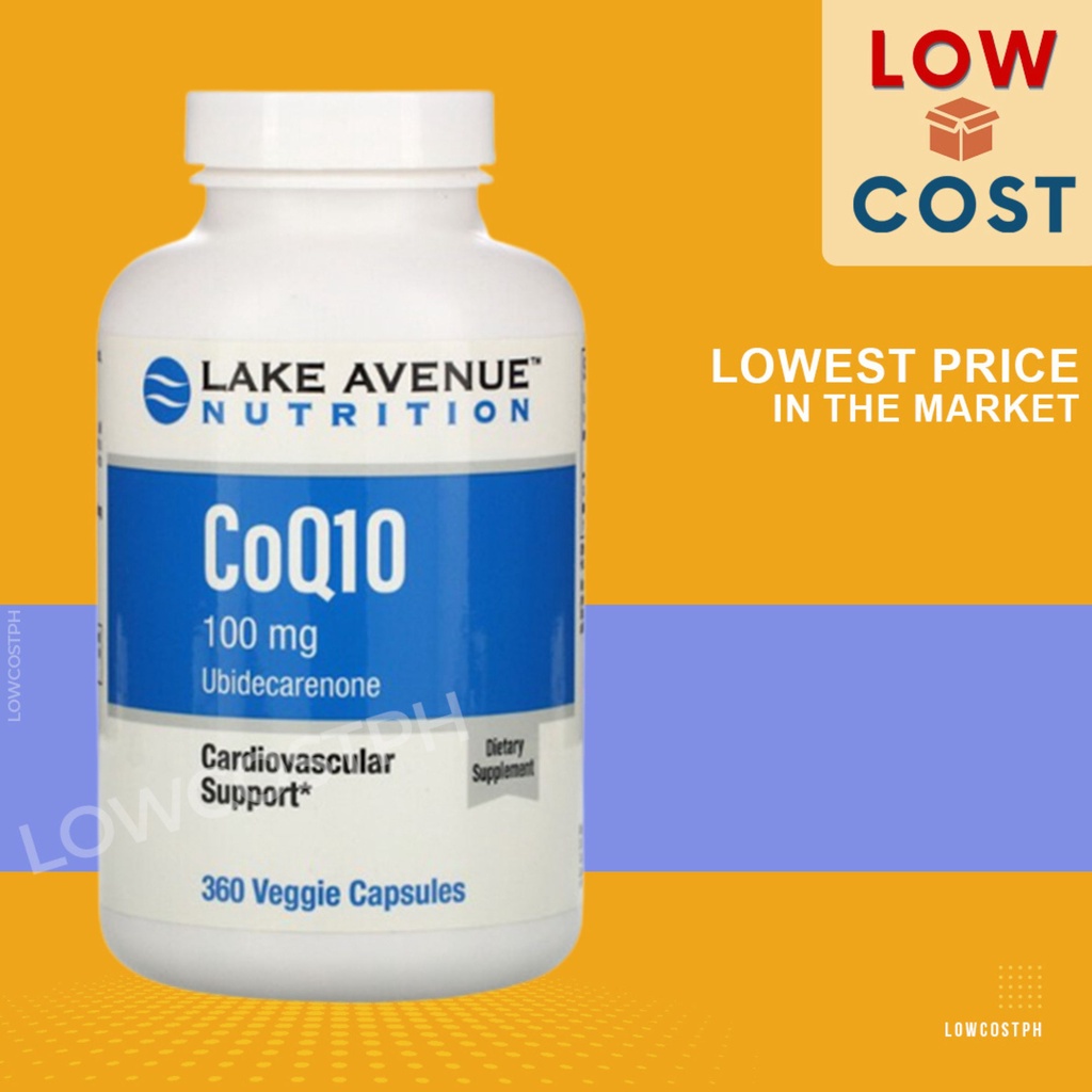 Low Cost PH | Lake Avenue Nutrition, CoQ10, USP Grade, 100 mg, 120 ...