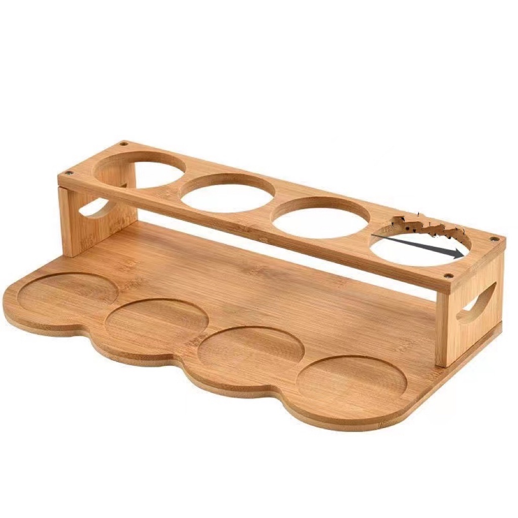Glass oil pot 8 pieces with rack set leak-proof seasoning oil bottle ...
