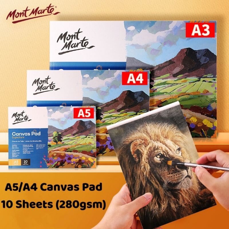 A4 / A5 Mont Marte Canvas Pad Shopee Philippines