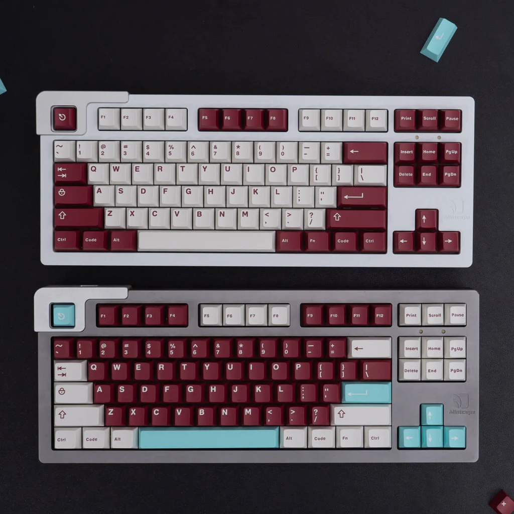 Yuru 253 Keys ABS Doubleshot Cherry Profile Keycaps Set for Mechanical ...