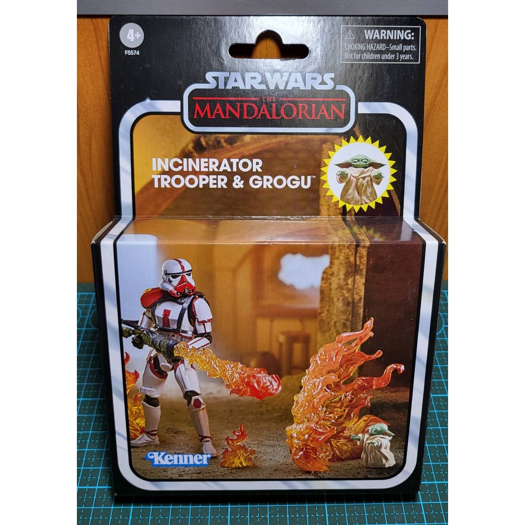 Star Wars Tvc Retro Deluxe 3 75 Incinerator Trooper Grogu Sw The