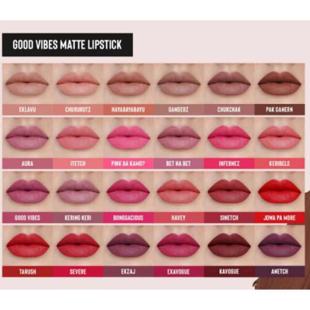 Authentic ViCE Good Vibes Lipstick | Shopee Philippines