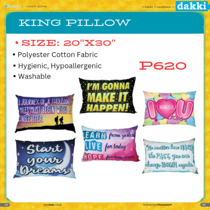 Dakki pillow king size hotsell