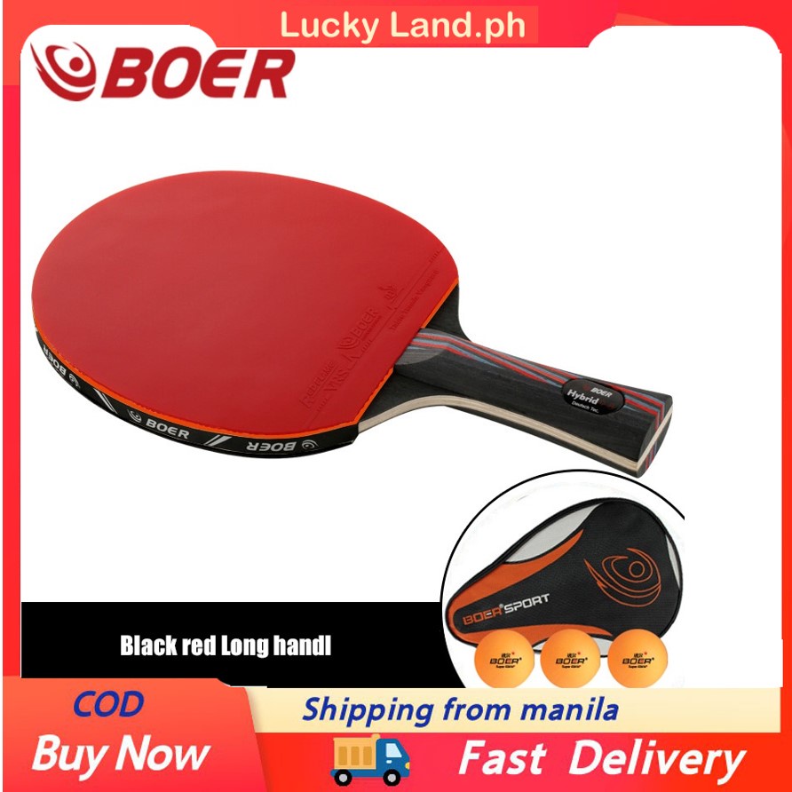 Original Boer 9.8 Table Tennis Racket Finished Pingpong Rackets Three ...