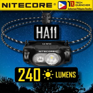 100% NITECORE HA11 240 Lumens Replace AA Battery At The Same Time, USB-C Direct Charge Hyb Headlamp I.413855104 - View #6