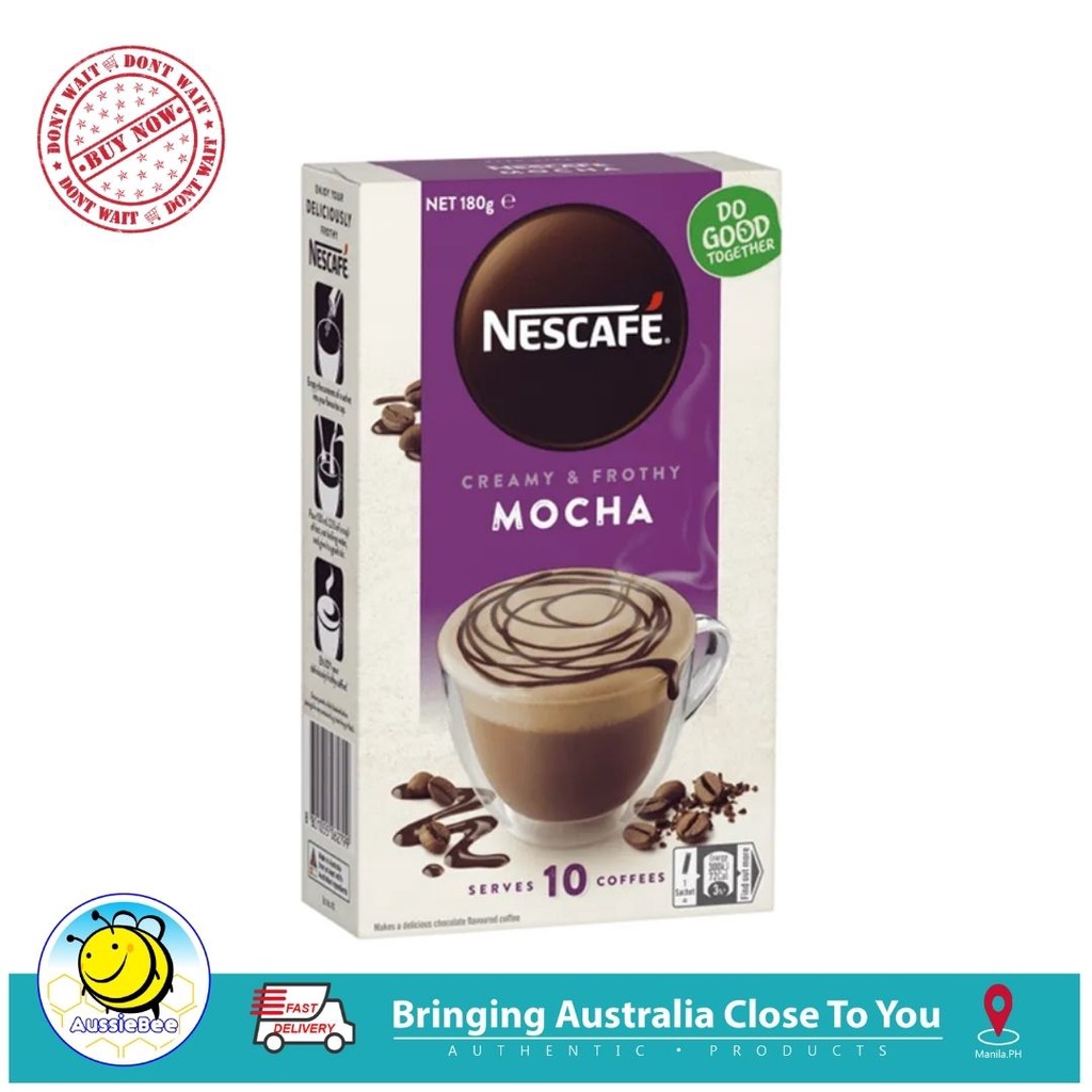 Nescafe Creamy & Frothy Mocha (10 sachet) 180g - nescafe creation ...