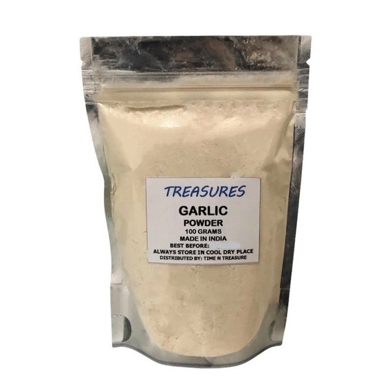 Treasures Garlic Powder - Dried/Dehydrated - 100% Pure From India (100g ...