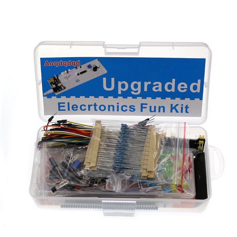 830 Breadboard Set Tie-points Breadboard Set Electronic Component Basic  Starter Kit Resistor Capa