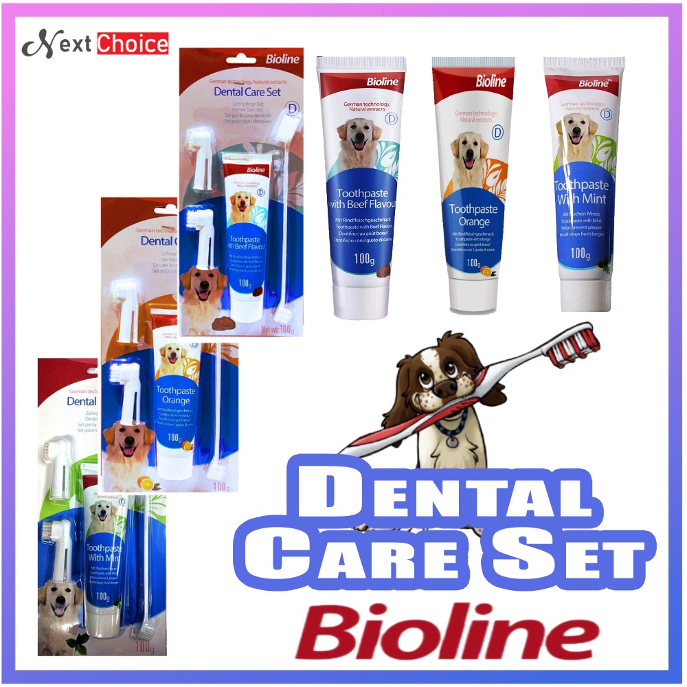 BIoline Dental Care Set / Toothpaste Only (FlavorBeef/Orange/Mint) Shopee Philippines
