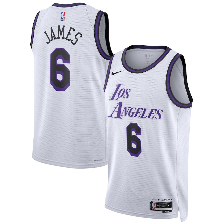 Lebron james throwback lakers hot sale jersey