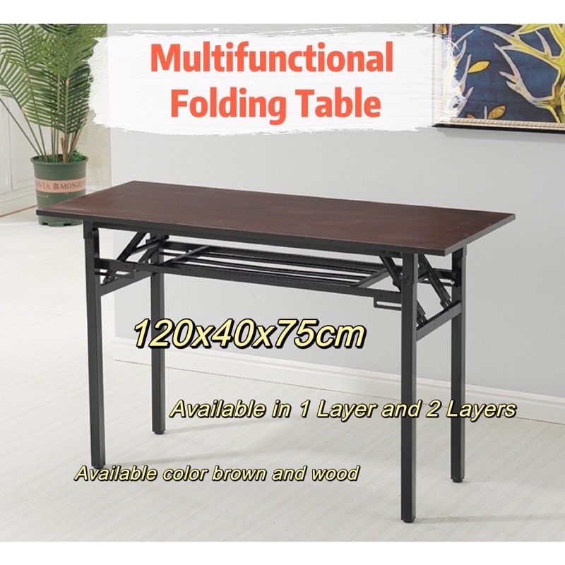 120cm Multipurpose Foldable Dining Computer Study Table Office Desk