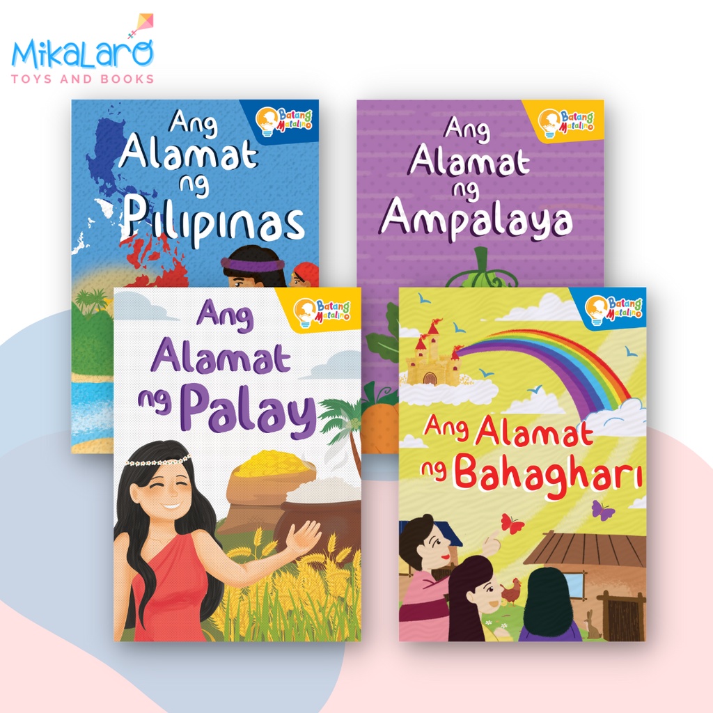 Batang Matalino Books Alamat Ng Pilipinas Ampalaya Palay Bahaghari Paperback 24 Pages Tagalog 5371