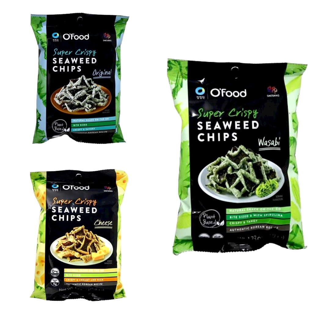 OFOOD SEAWEED SNACK ORIGINAL 35G / OFOOD SEAWEED SNACK CHEESE 35G