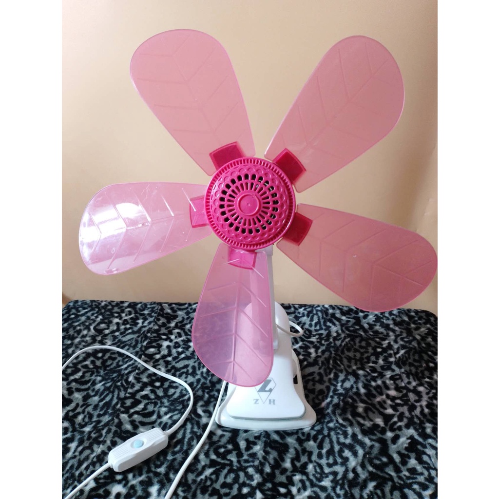 ZH Table Clip Fan 4/5 Blades Mini Home Electricfan Portable desk/table