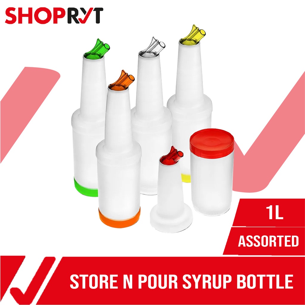 ShopRYT - Store n Pour Syrup Decanter Pourer Store Storage Bottle ...