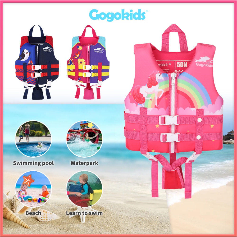 Gogokids 1-9 Years Kids Life Jacket Kids Life Vests Kids Swimming Life ...