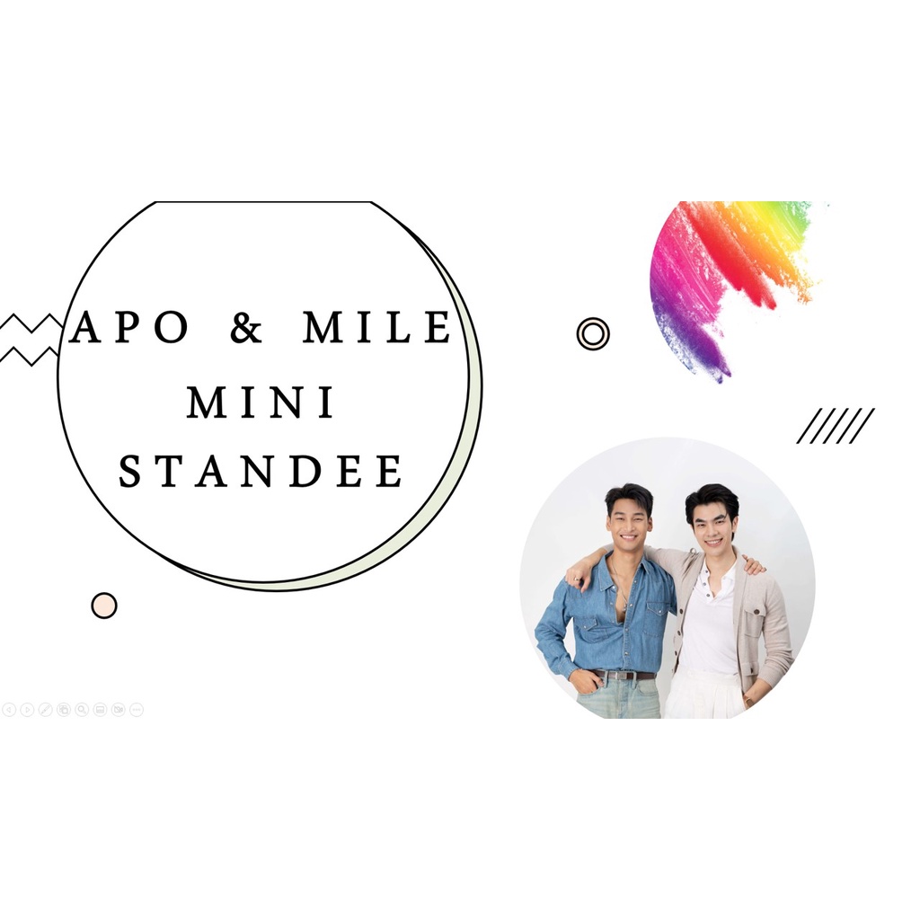 imLuckaret: Apo&Mile Inspired Mini Standee | Shopee Philippines