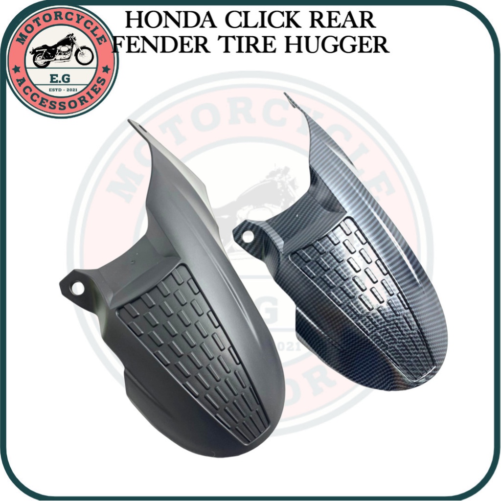 E.G Motorcycle Rear Tire Hugger Mud Guard for Honda Click 125i/150i V1 ...