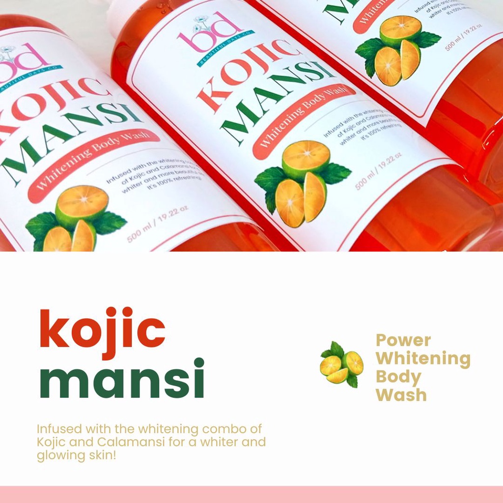 KojicMansi Whitening Body Wash, 500ML Shopee Philippines