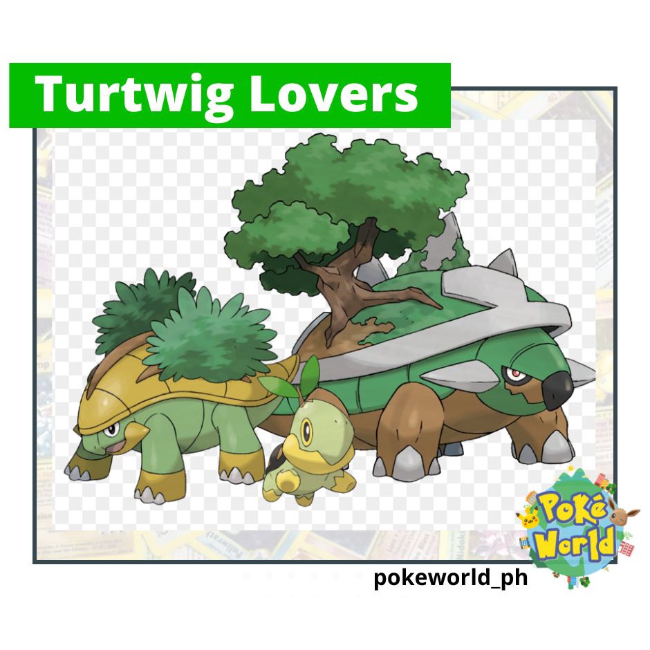 Turtwig Grotle Torterra - Pokemon Starters (Leaf Type) - Singles ...