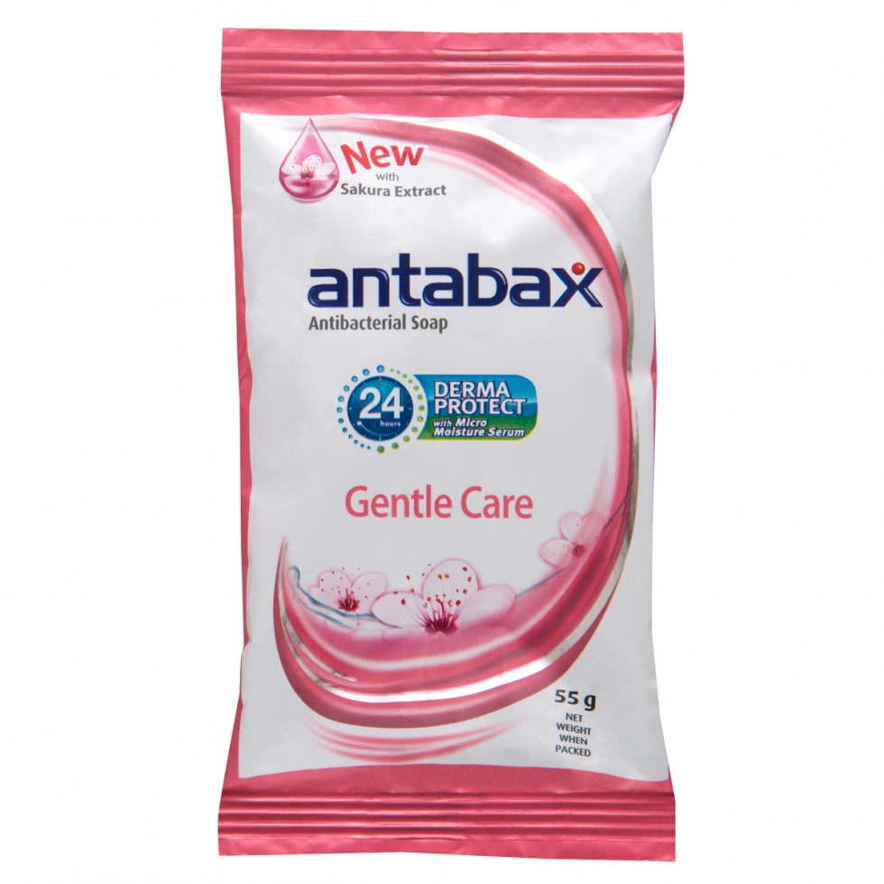 ANTABAX ANTIBACTERIAL SOAP GENTLE CARE 55G Shopee Philippines