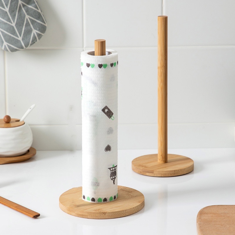 Bamboo Paper Towel Tissue Roll Holder | Shopee Philippines