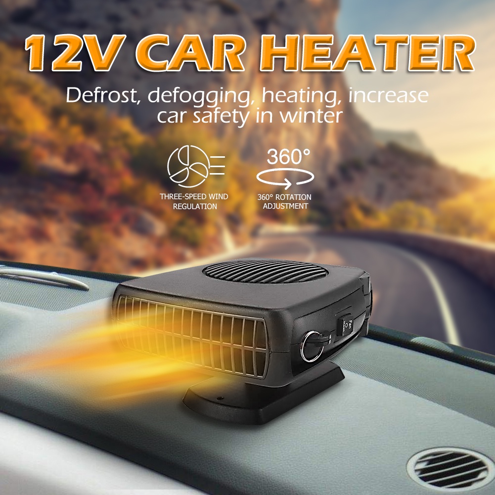 150w 12v Car Defogger Heater Fan, Portable Car Defroster, 2 In 1 Cooling &  Heating Car Windshield Defogger, Handheld Auto Windscreen Defroster, High-quality & Affordable