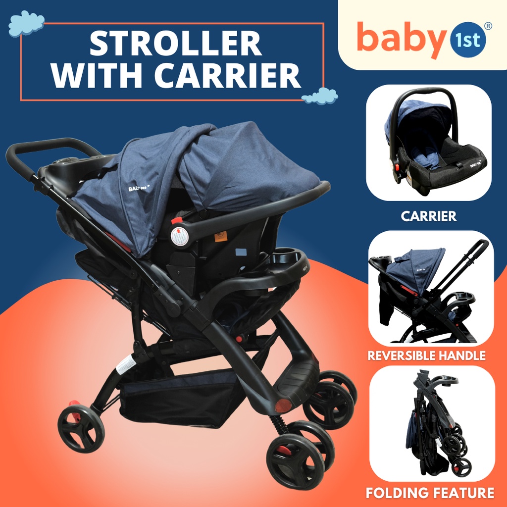 BABY1st Reversible Stroller with Carrier | Shopee Philippines