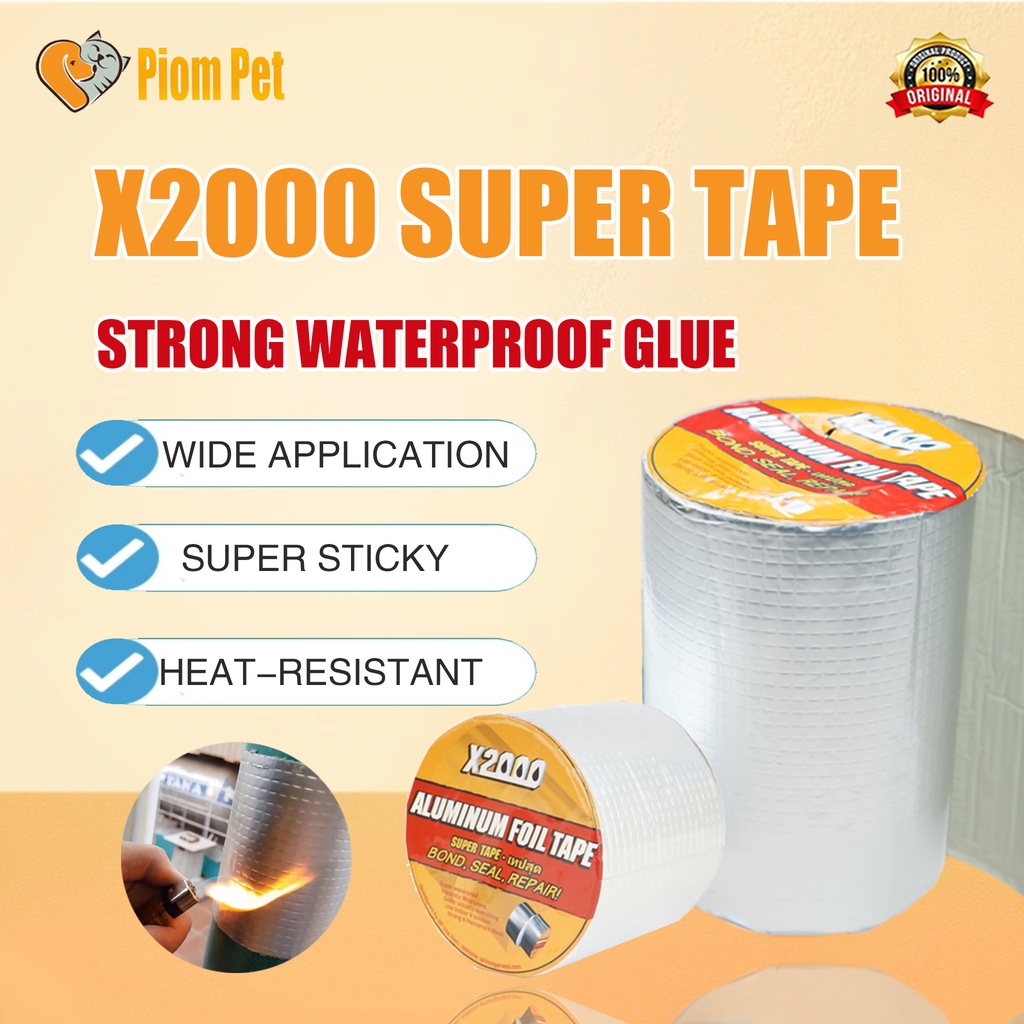 10cm Super Tape X2000 self Adhesive Tape Waterproof Aluminum Foil Tape