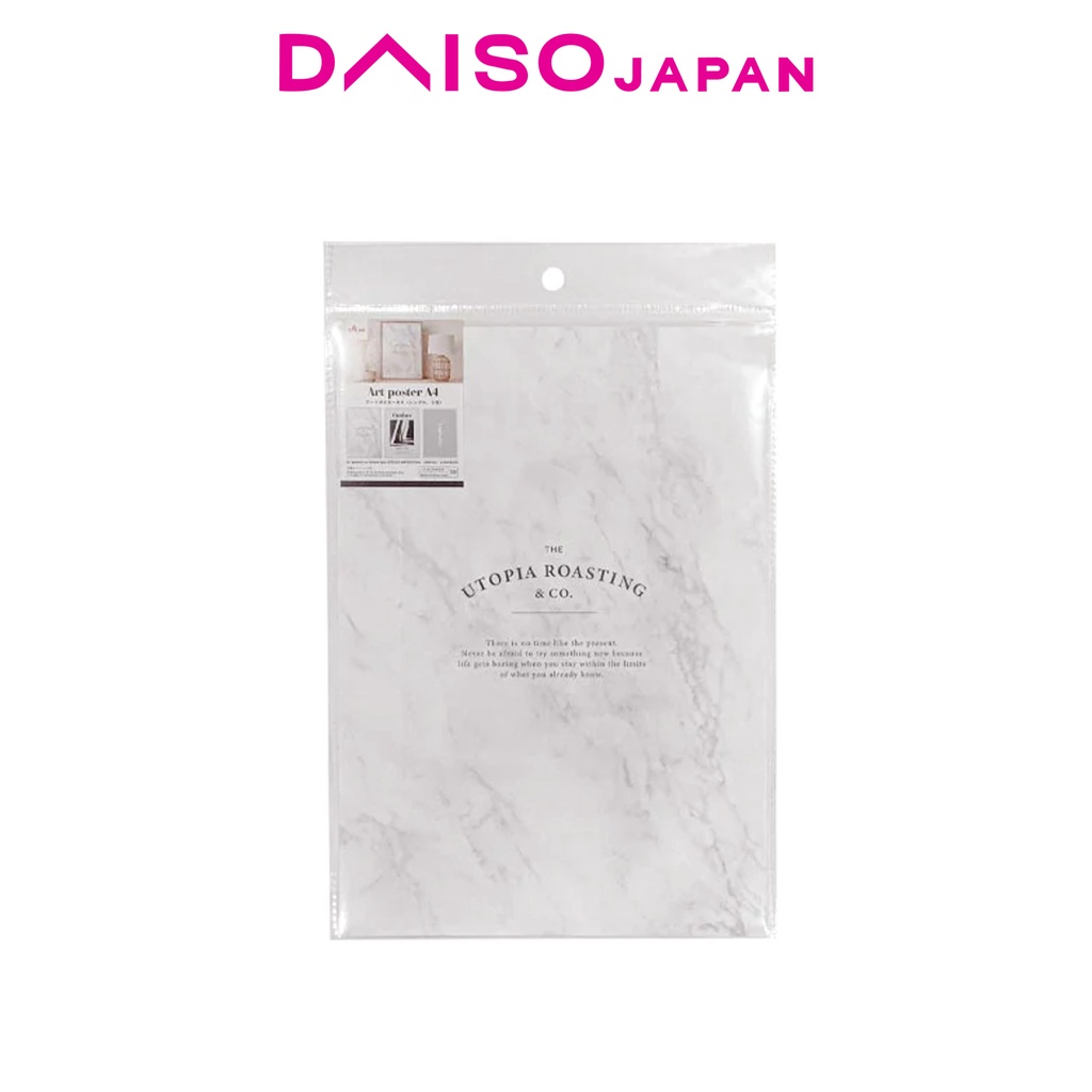 Daiso A4 Size Marble Wall Art Posters Shopee Philippines