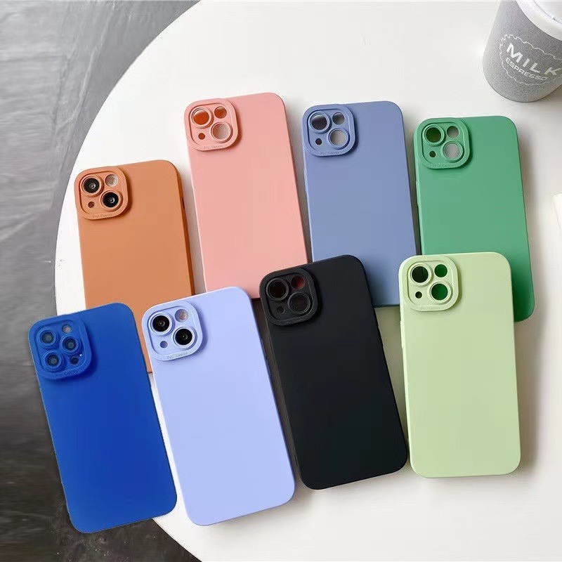 SOFT SILICON CASE FOR IPHONE 11 12 13 14 15 16 17 AIR PRO MAX compatible  soft back casing