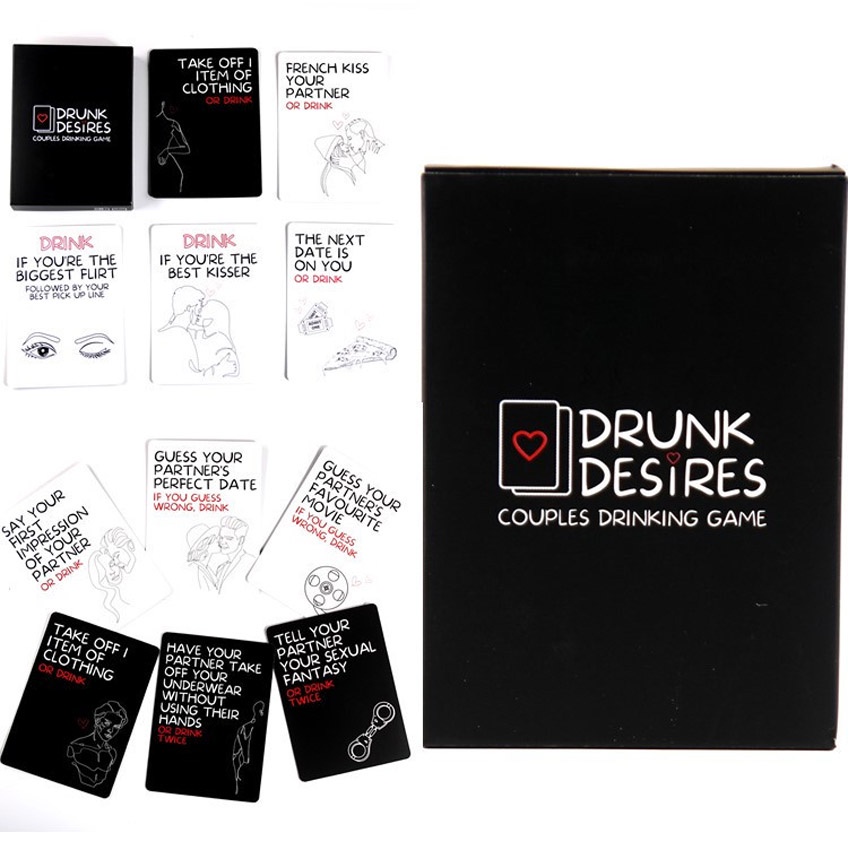 Drunk Desire Couple Drinking Game Romantic